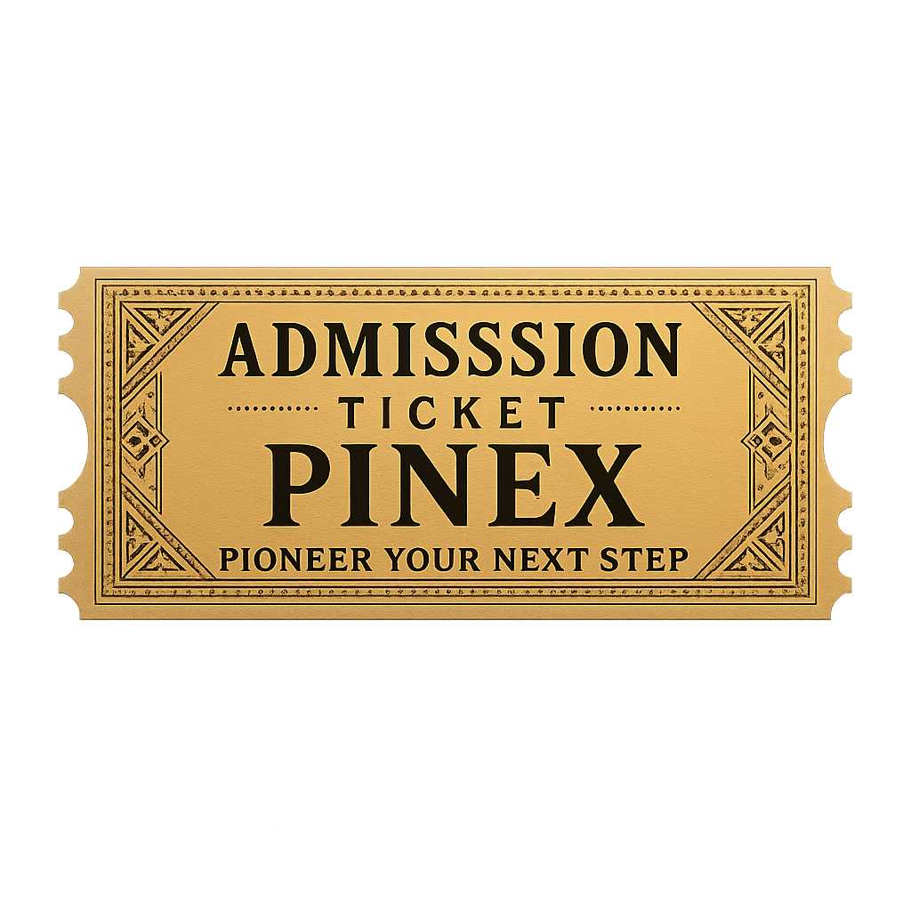 Golden Invitation Ticket
